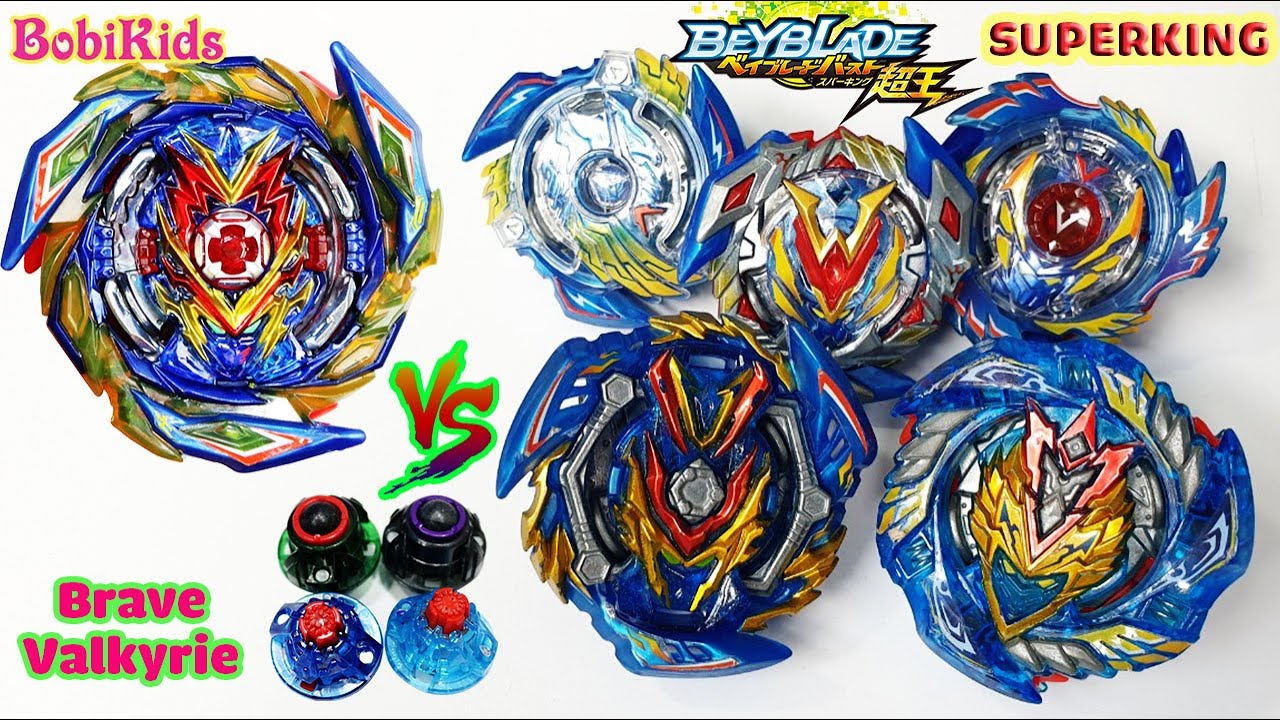 Brave Valkyrie B-163 Vs Full Valkyrie | Beyblade Burst Sparking ...