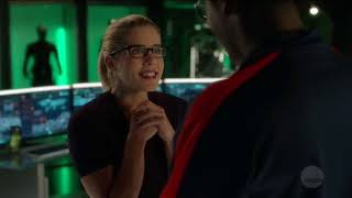 Arrow 6x07 Felicity and Curtis