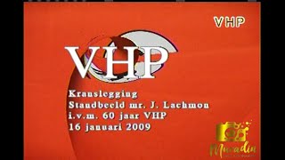 vhp 60 jaar kranslegging standbeeld mr Jagernath Lachmon.