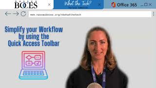 👩🏼💻 Simplify your Workflow by using the Quick Access Toolbar! 👍