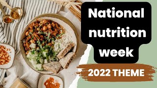 National nutrition week 2022 theme