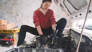 Genius girl's challenge: Repair and maintain car engines 🛠🛠🛠