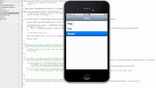 iPhone Programming - UITableViews: Setting Up Part 2 - IB