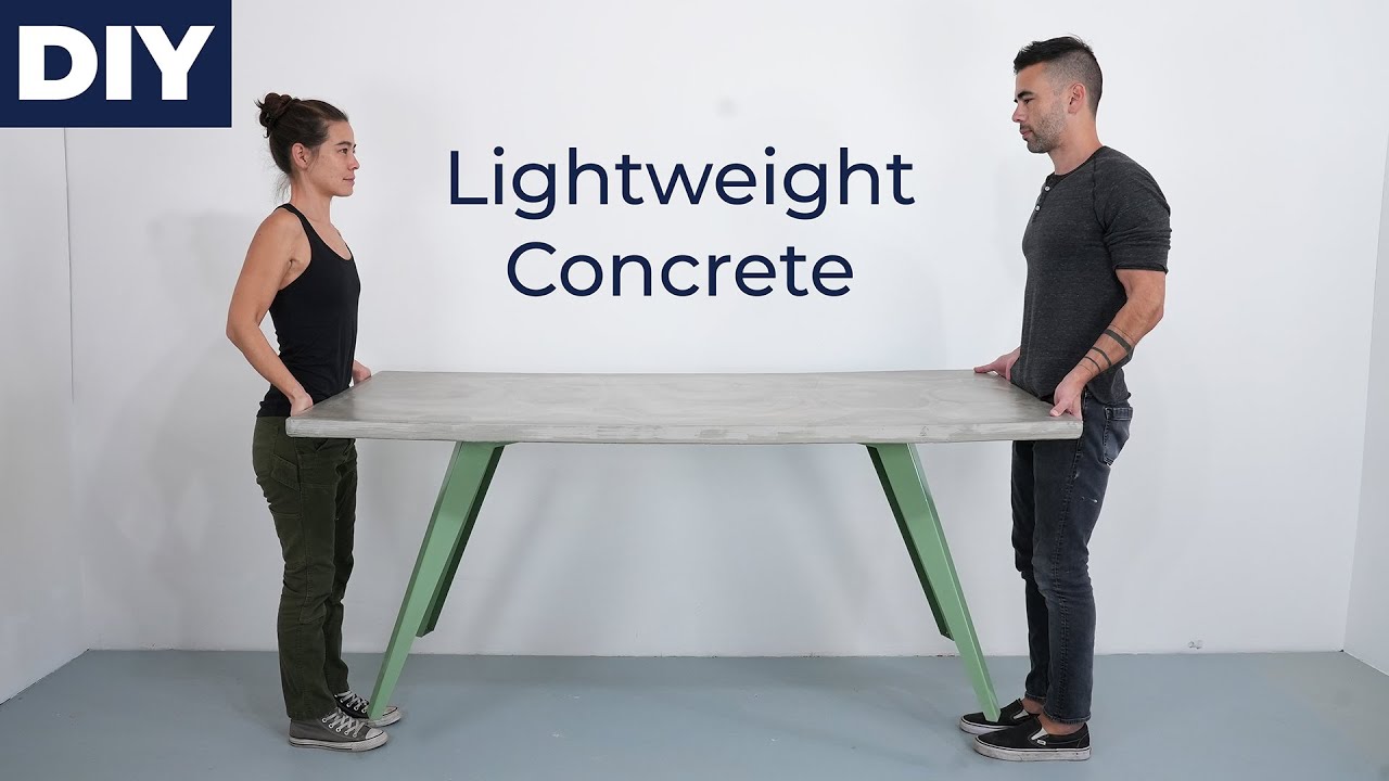 Make Your Own Lightweight Concrete