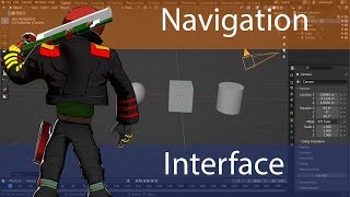 Blender For Beginners Tutorial: Part 1: Interface and Navigation