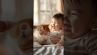 Cute babies and cute cats pt 66