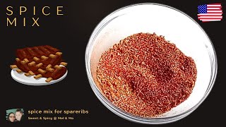 Spareribs Spice Mix • DIY recipe