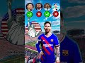 ronaldo u0026 messi is best player in usa 😯 shorts ronaldo messi football quiz neymar mrbeast