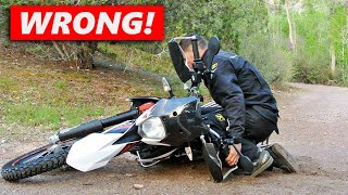 This is How a PRO picks up a DROPPED Motorcycle!