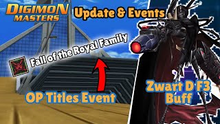 Fall Of The Royal Family Is Back! - Zwart D Rebalance \u0026 more - DMO Update \u0026 Events