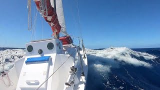 Ep 38 CROSSING THE ATLANTIC SOLO EAST TO WEST, CONTESSA 26, 300 NAUTICAL MILES TO GO!