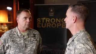U.S. Army Europe Commanding General and Deputy Commanding General discussion
