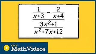 How to Simplify a complex fraction by multiplying by the LCD