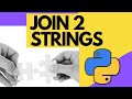 Join two strings in python using join() method