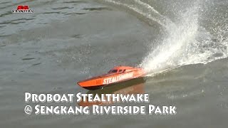 Proboat StealthWake 23 inch brushed deep V RC Boat Maiden Voyage