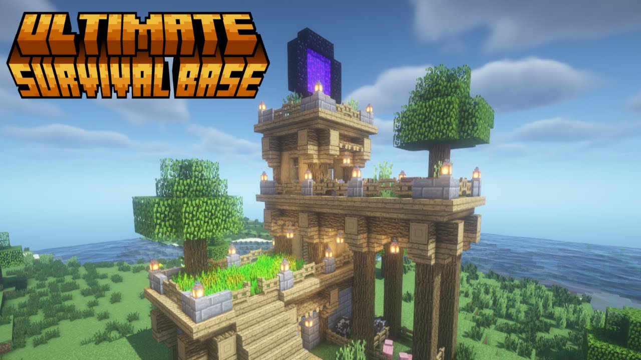 Minecraft Ultimate Survival Base Tutorial Youtube