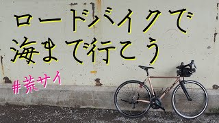 橋を見ながら荒サイを走る