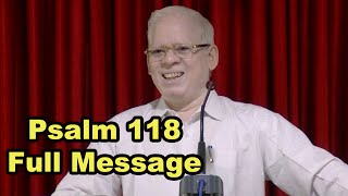 Psalm 118 Full Message | Rev Dr  Paramjyothi Garu | Telugu Christian Message కీర్తనల గ్రంధ ధ్యానములు