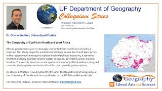 The Geography of Conflict in North and West Africa - UF Geography Colloquium