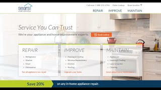 Take a Tour of the New SearsHomeServices.com