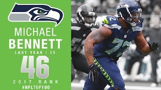 #46: Michael Bennett (DE, Seahawks) | Top 100 Players of 2017 | NFL