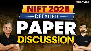 NIFT 2025 Detailed Live Exam Analysis🔎| Difficulty Level, Expected Cutoff \u0026 Complete Paper Solution