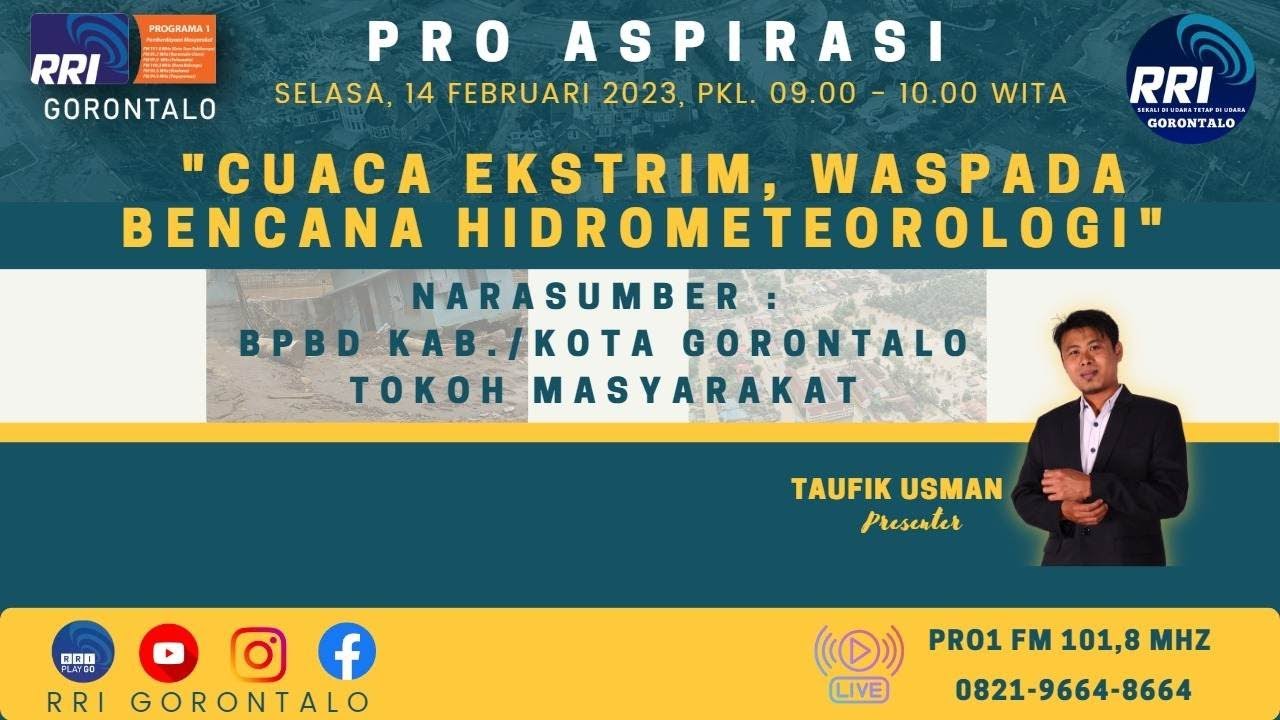 "CUACA EKSTRIM , WASPADA BENCANA HIDROMETEOROLOGI" - YouTube