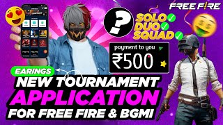 Best Tournament App For Free Fire 💰 | 100% Trusted 💯✅ | Free Fire Tournament App No Entry Fee 😍🤑