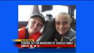 Funeral arrangements finalized for murdered St. Charles family