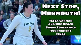 Red Bank Catholic 60 Manasquan 41 | Shore Conference Semifinal | Tessa Carman 15 points