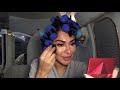 How to Do Full Glam... On A Plane