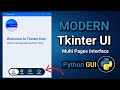 Build Modern Tkinter UI in Python | Tkinter Multi-Page GUI App Tutorial (2026)