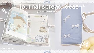 JOURNAL WITH ME 📓🐇 : 5 ways to fill your journal, beginners guide + tips, aesthetic midori b6 slim!