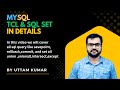MySQL TCL Commands Explained | COMMIT, ROLLBACK, SAVEPOINT