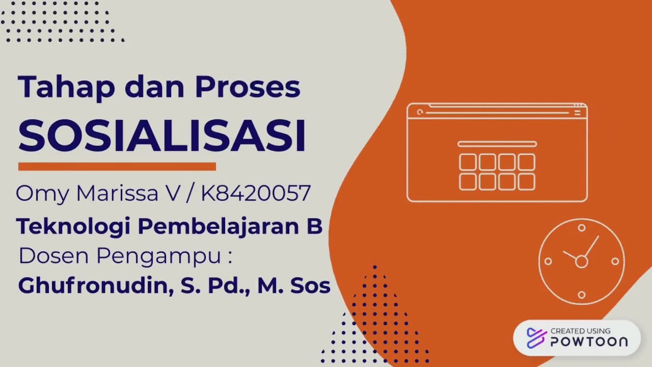 Tahap Dan Proses Sosialisasi - YouTube