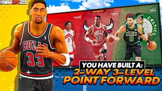 BEST 2-WAY 3-LEVEL POINT FORWARD BUILD ON NBA 2K23! VOL. 56