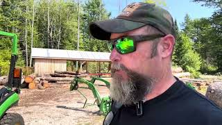 HOMESTEAD LOGGING WITH A JOHN DEERE 2025R