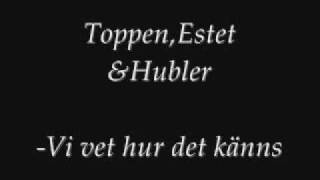 toppen,estet,huber - vi vet hur det känns