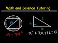 Math and Science Tutoring - High School & College - Chemistry, Algebra, Trigonometry,