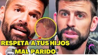 Ricky Martin HUMILLA a Piqué como padre en DEFENSA de Milán y Sasha