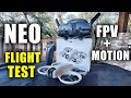 DJI Neo FPV Flight Test with Goggles 3 & Motion 3 - In-Depth