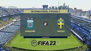 Argentina vs Sweden | Max Graphics Gameplay PC 4K HDR [FIFA 23]