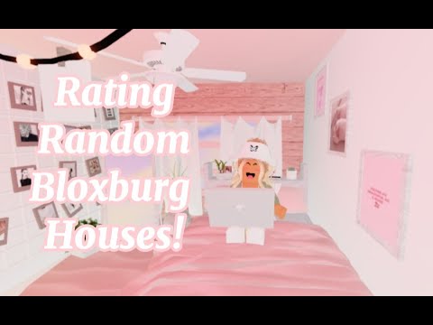 Rating Random Bloxburg Houses!!! - YouTube