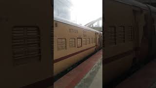 Mysuru Sengottai Special Express departing from Tenkasi junction.