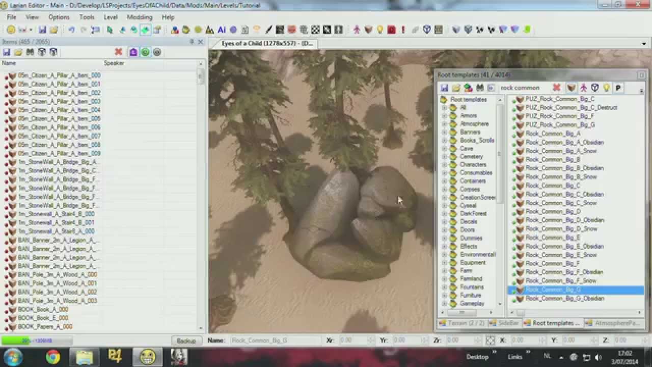 Divinity Engine Tutorials Placing Items And Prefabs Youtube