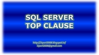 Top Clause with Percent in SQL Server