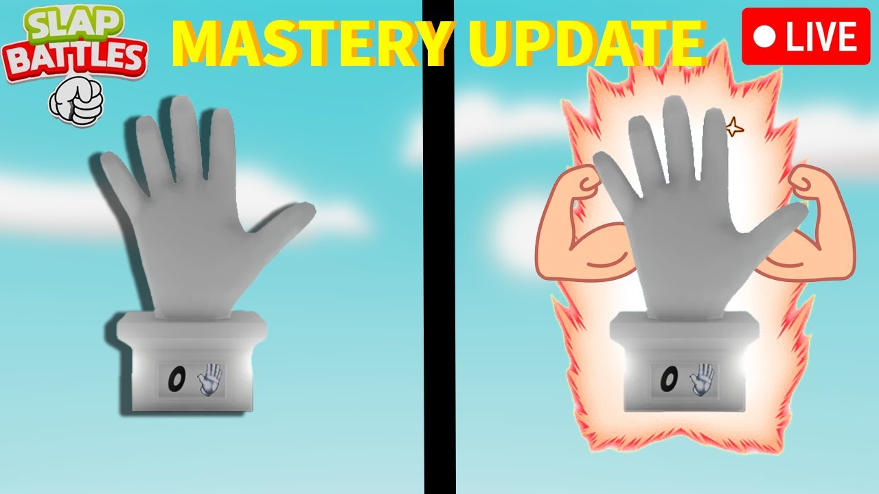 Slap Battles Mastery Update Live Youtube