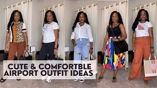 Chic Airport Outfits 2021 | Travel Look Ideas | Comfortable + Cute Travel Looks