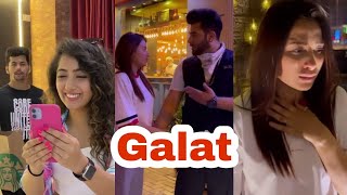 Galat Song | Rubina Dilaik And Paras Chabara Galat Reel Video