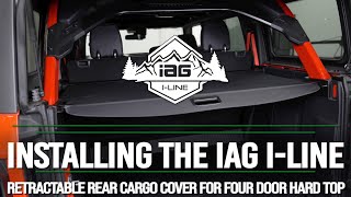 IAG I-Line Trunk Cargo Cover for 2021+ Ford Bronco Four Door Hard Top Install